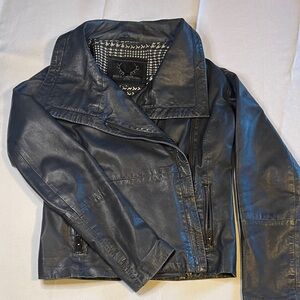 Bod & Christensen Black Leather Jacket